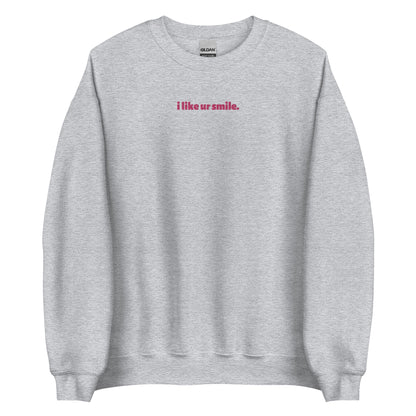 LIKE UR SMILE CREWNECK
